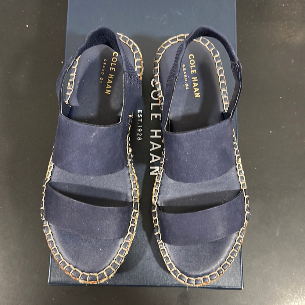 Cole Haan navy sandals